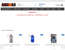 Tablet Screenshot of body-store.de